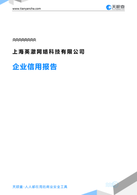上海英澈网络科技(企业信用报告)- 天眼查